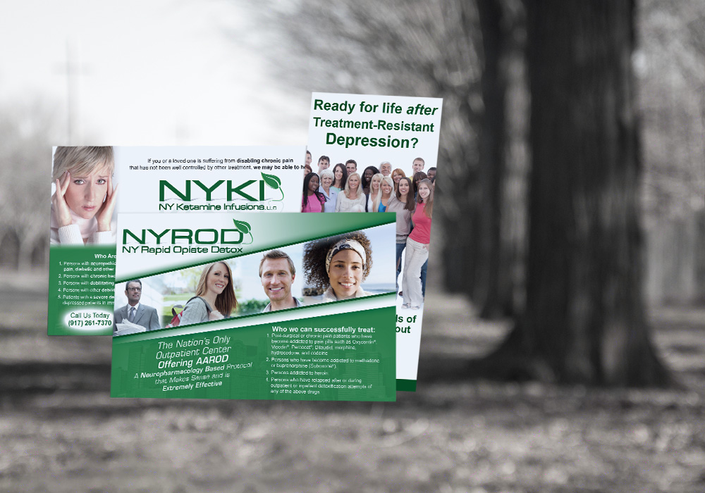 Postcard & Brochure for NYKI by J. Krowles Graphic Arts